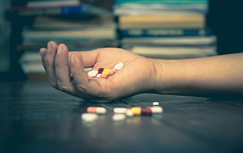 evidence that an individual needs prescription drug addiction treatment in Pennsylvania